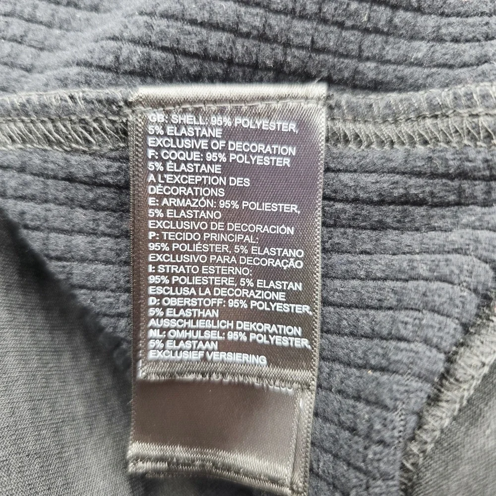 NWT The North Face Mens L NF0A47FB Mountain Peaks 1/4 Zip Fleece Digital Shadows